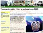 Austin A30 website