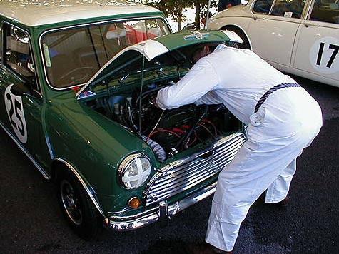 Morris Mini Cooper S at Goodwood