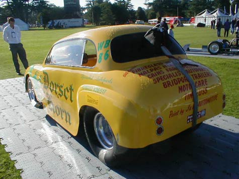 Austin A30 dragster rear view