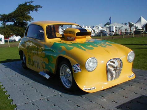 Austin A30 dragster front view