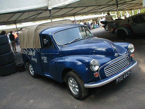 Morris Minor pickup at Goodwood