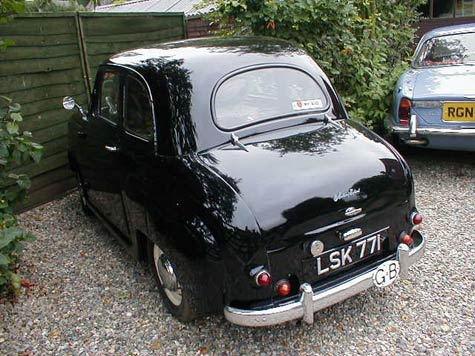 Austin A30 2 door rear view