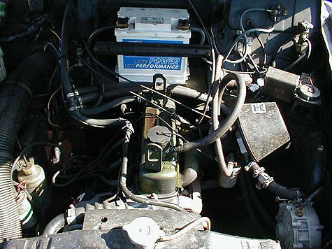 Morris Minor 1000 engine bay