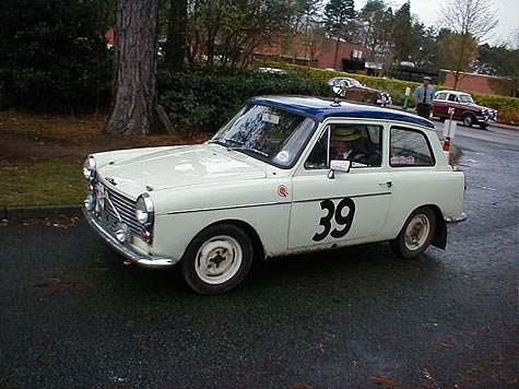 Austin A40 Farina Mk2 rally car