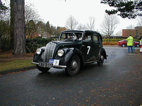 Morris 8 Series E on a historic rally