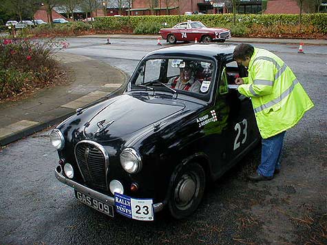 Austin A35 rally car