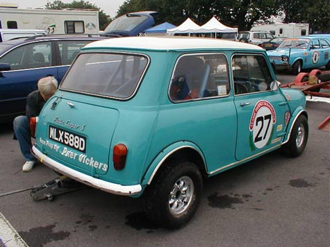 Austin Mini Cooper S in blue