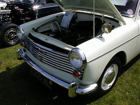 Austin A40 Farina Mk2 engine bay