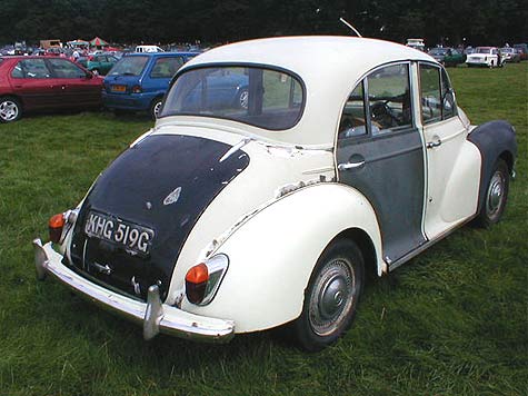 Morris Minor 1000 undergoing restoration